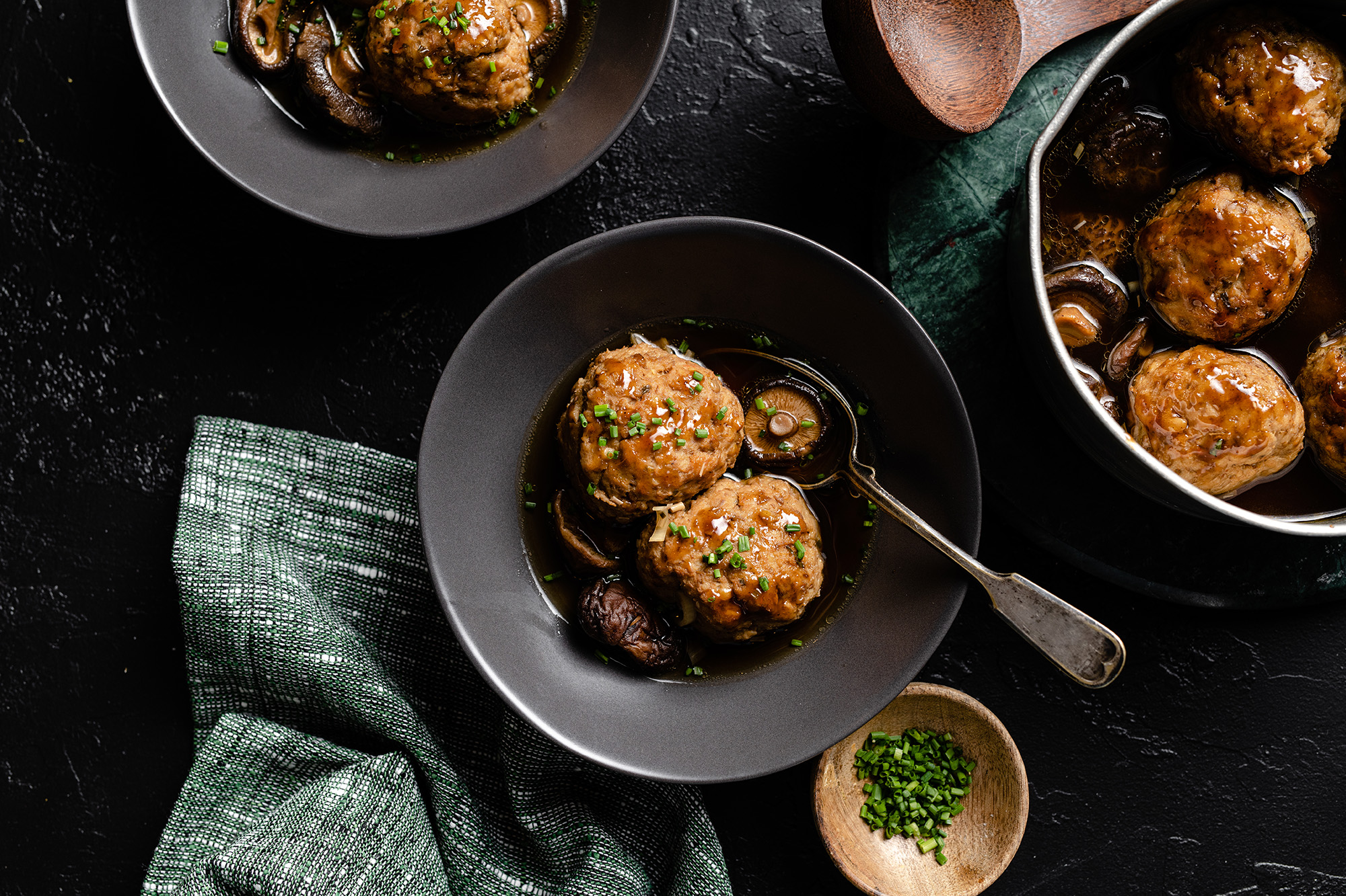 Braised Asian Meatballs – Lentils.org