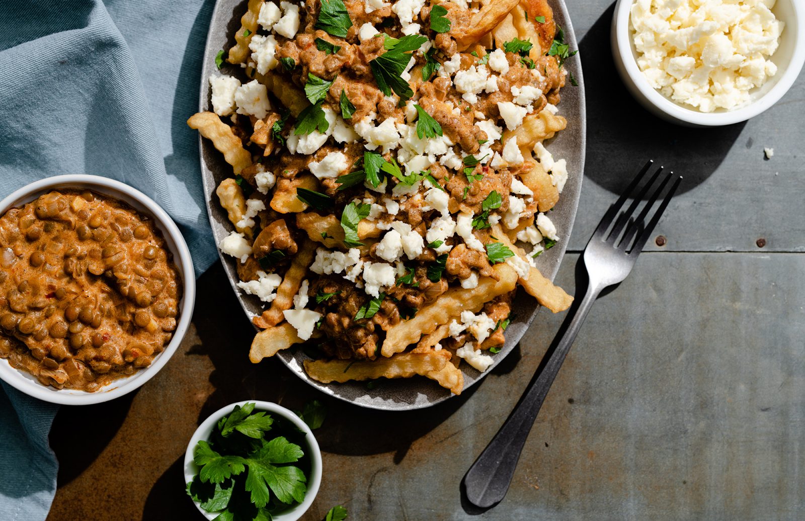 Curry Loaded Fries