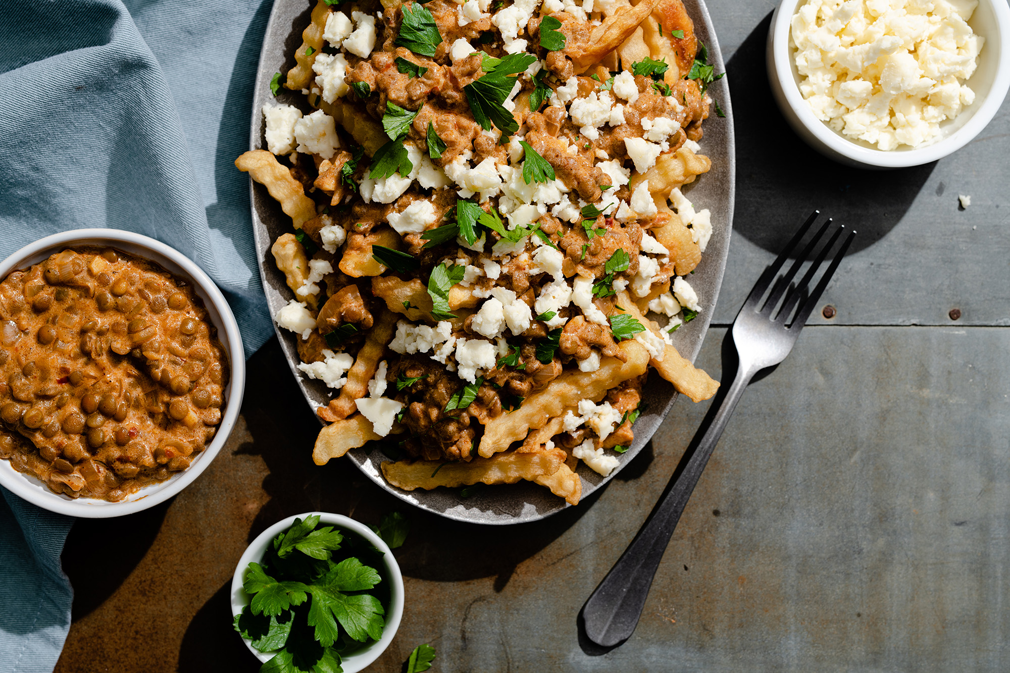 Curry Loaded Fries