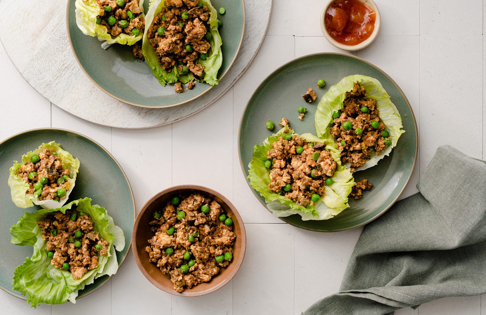Indian Lettuce Wraps