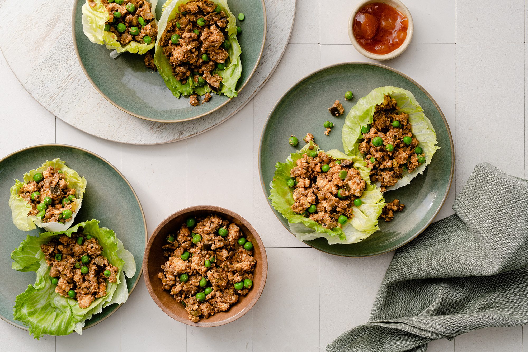 Indian Lettuce Wraps