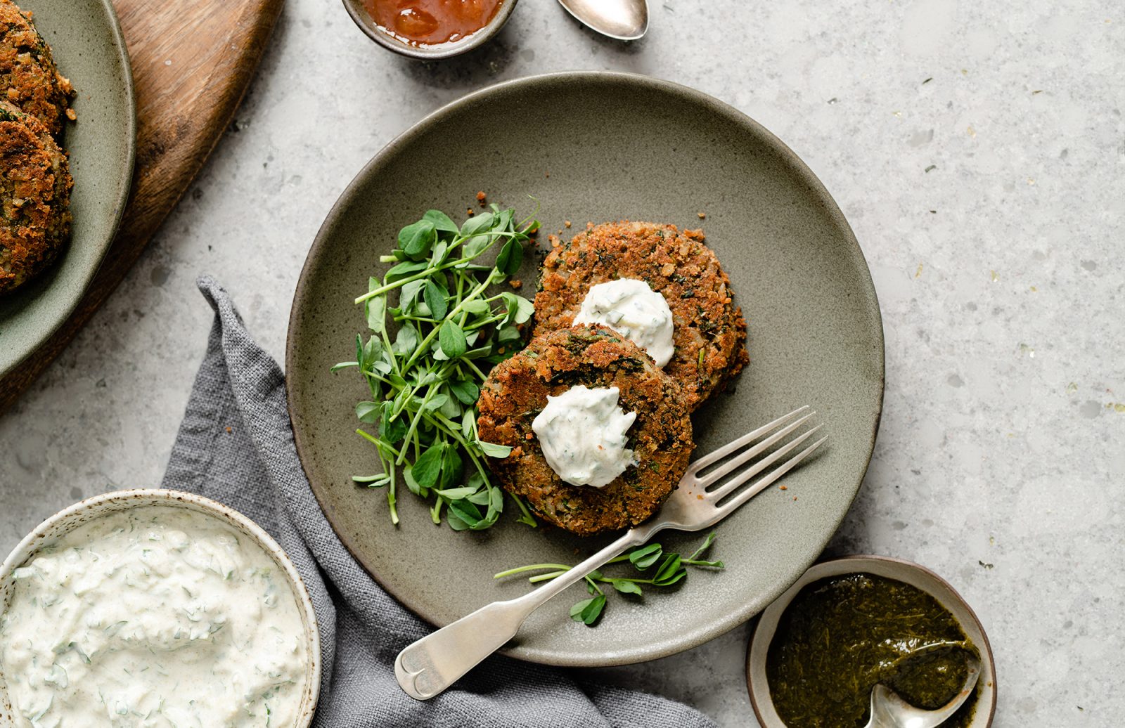 Indian Spiced Lentil Cakes