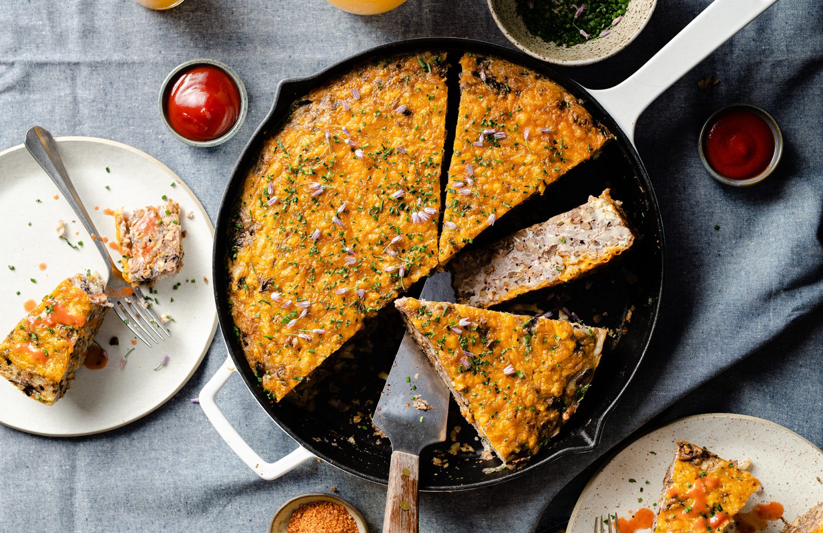 Lentil Breakfast Skillet