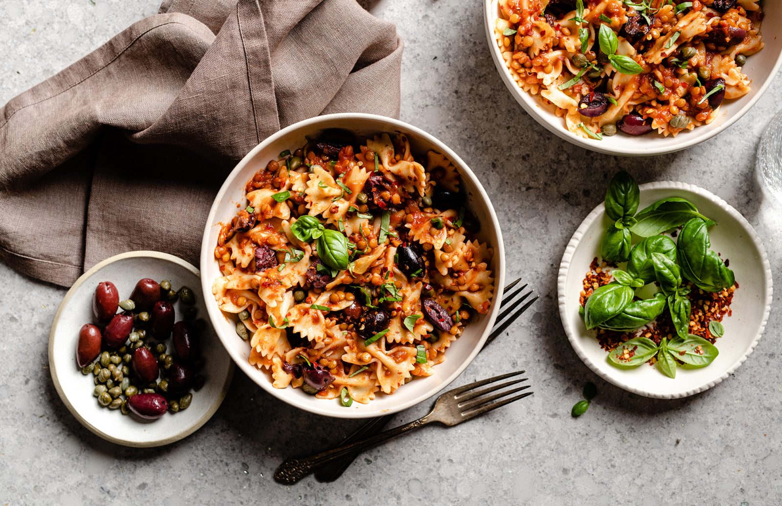 Lentil Puttanesca