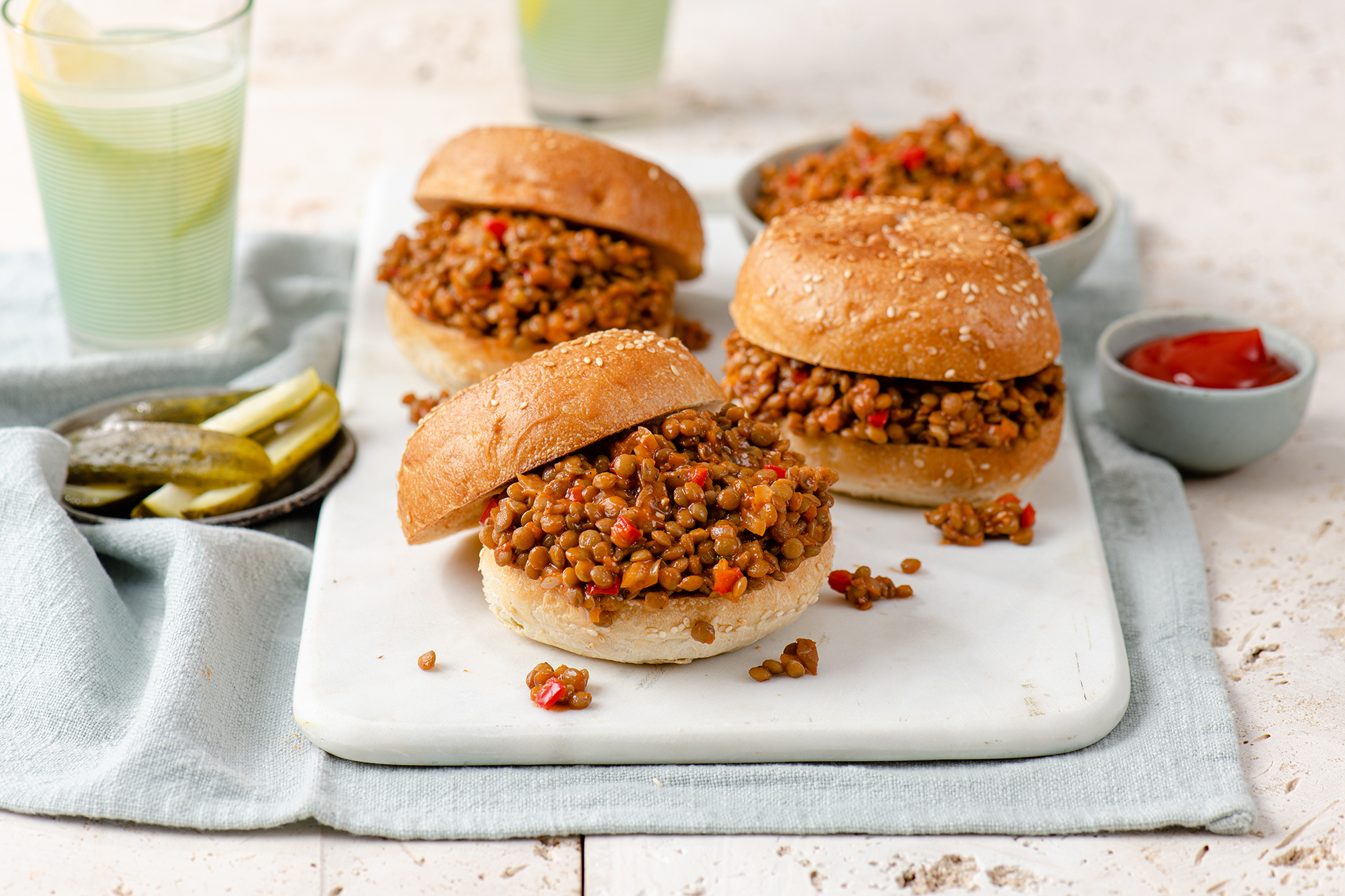 Lentil Sloppy Joes
