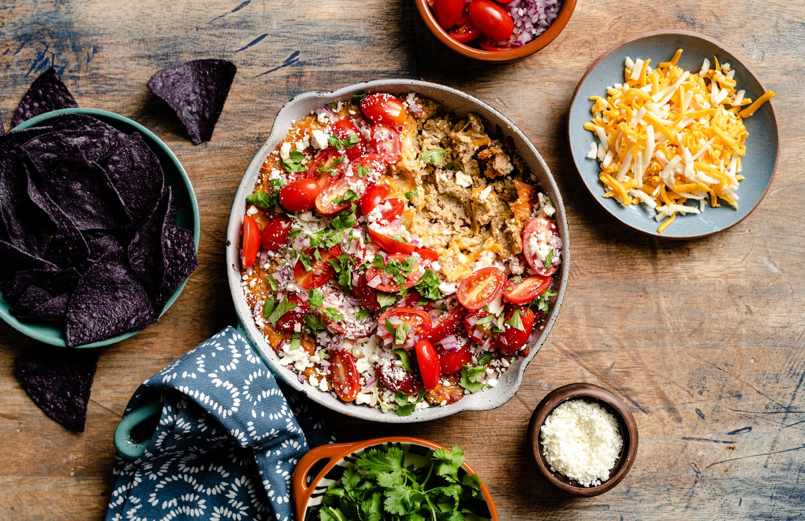 Southwest Baked Lentil Dip