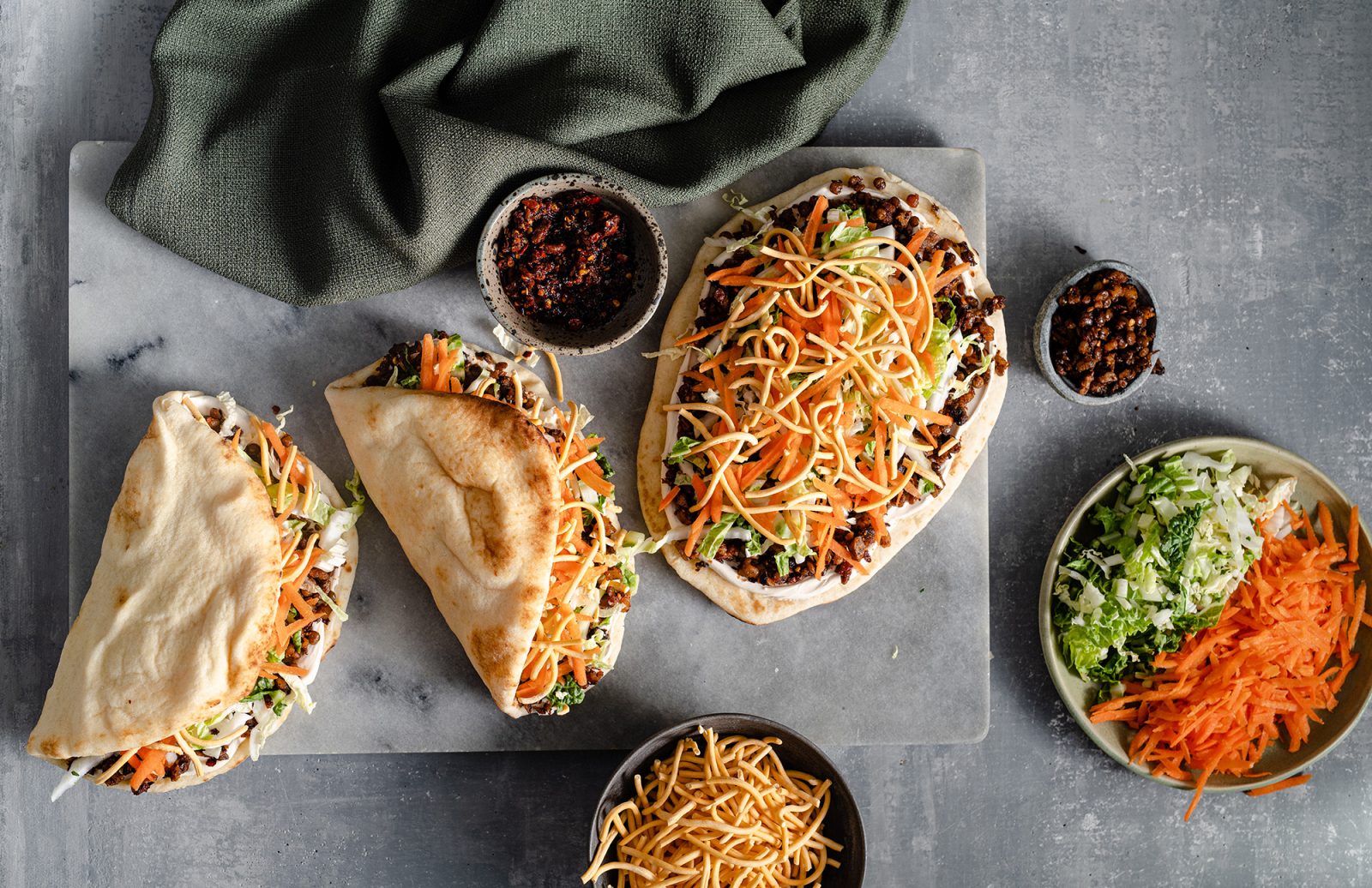 Asian-Inspired Piadini