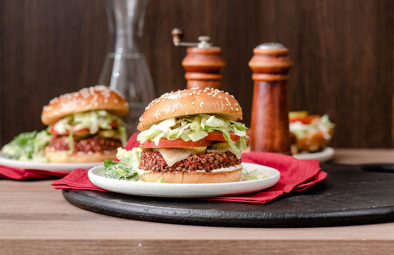 Houston’s-Inspired Veggie Burger
