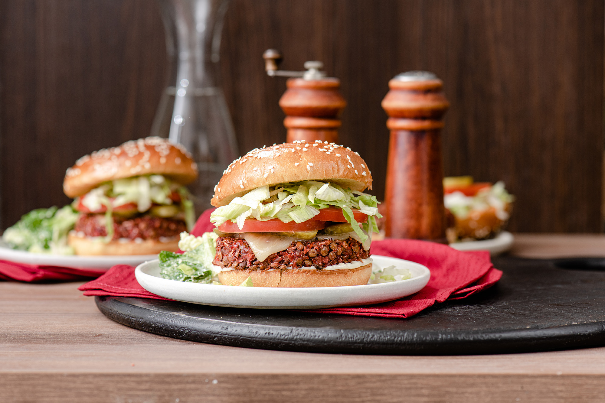 Houston’sInspired Veggie Burger