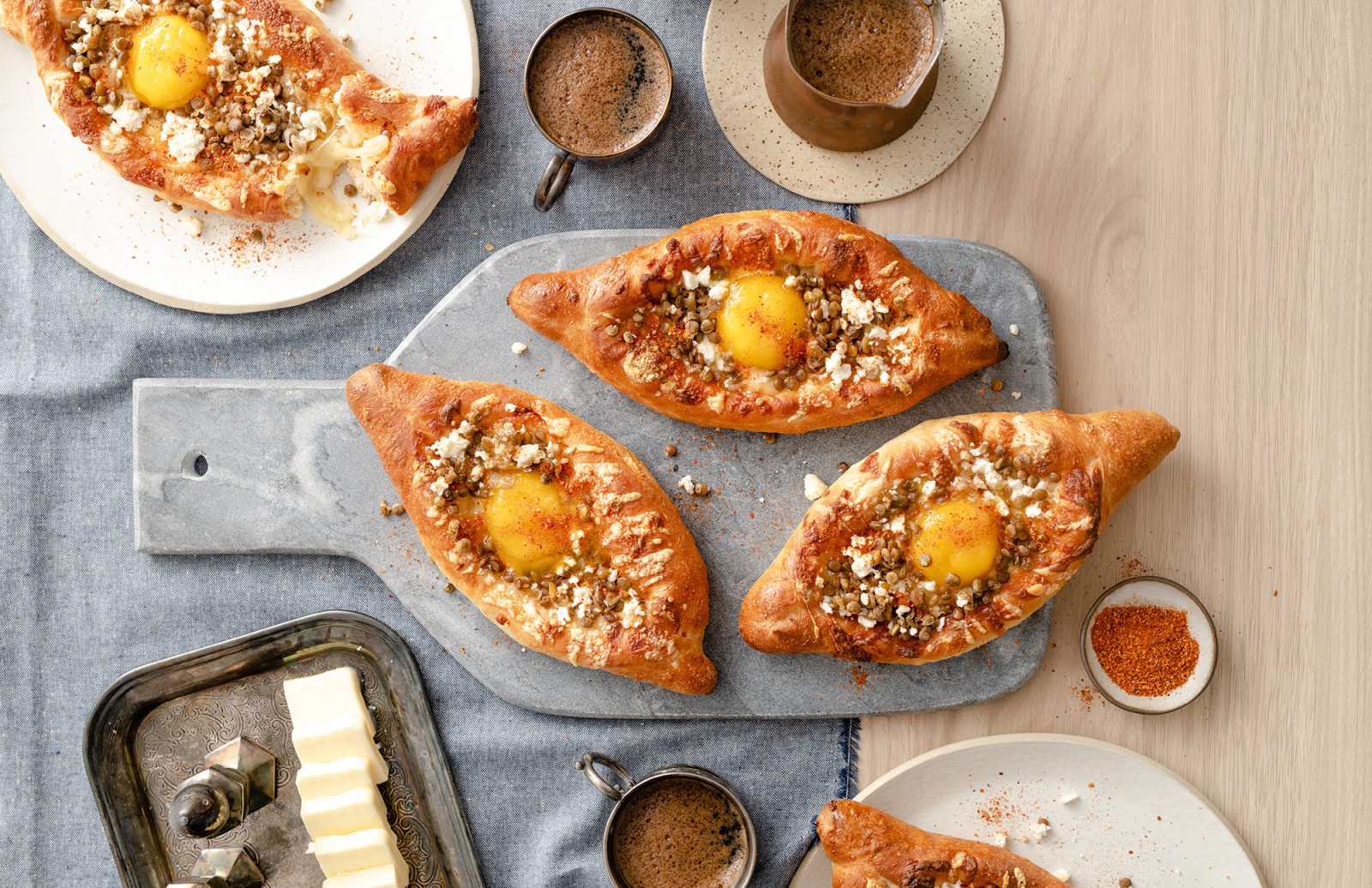 Lentil Khachapuri