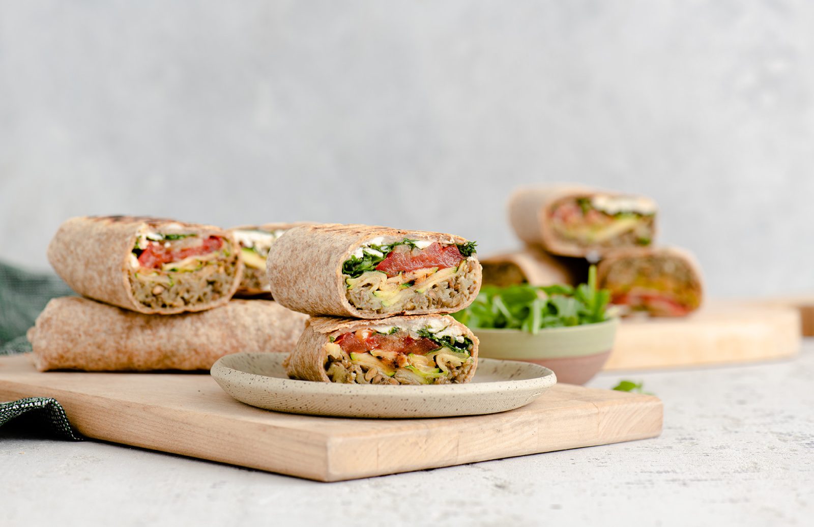 Mediterrane Linzenwrap