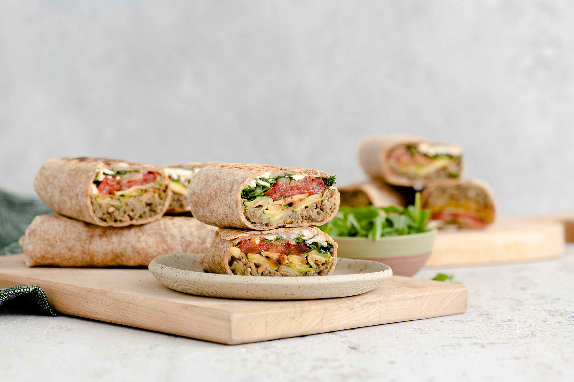 Mediterrane Linzenwrap – Lentils.org