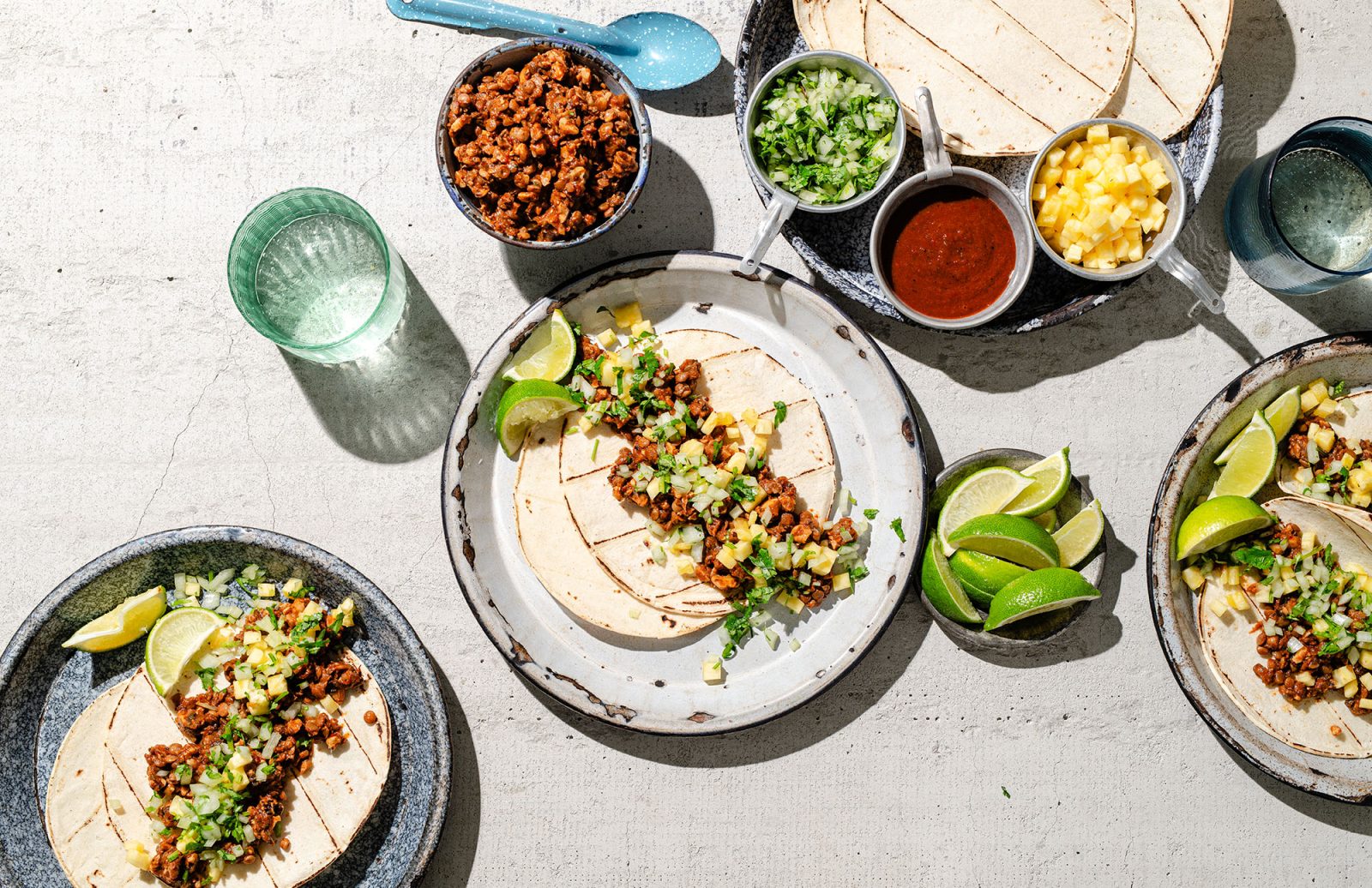 Lentil Al Pastor Taco