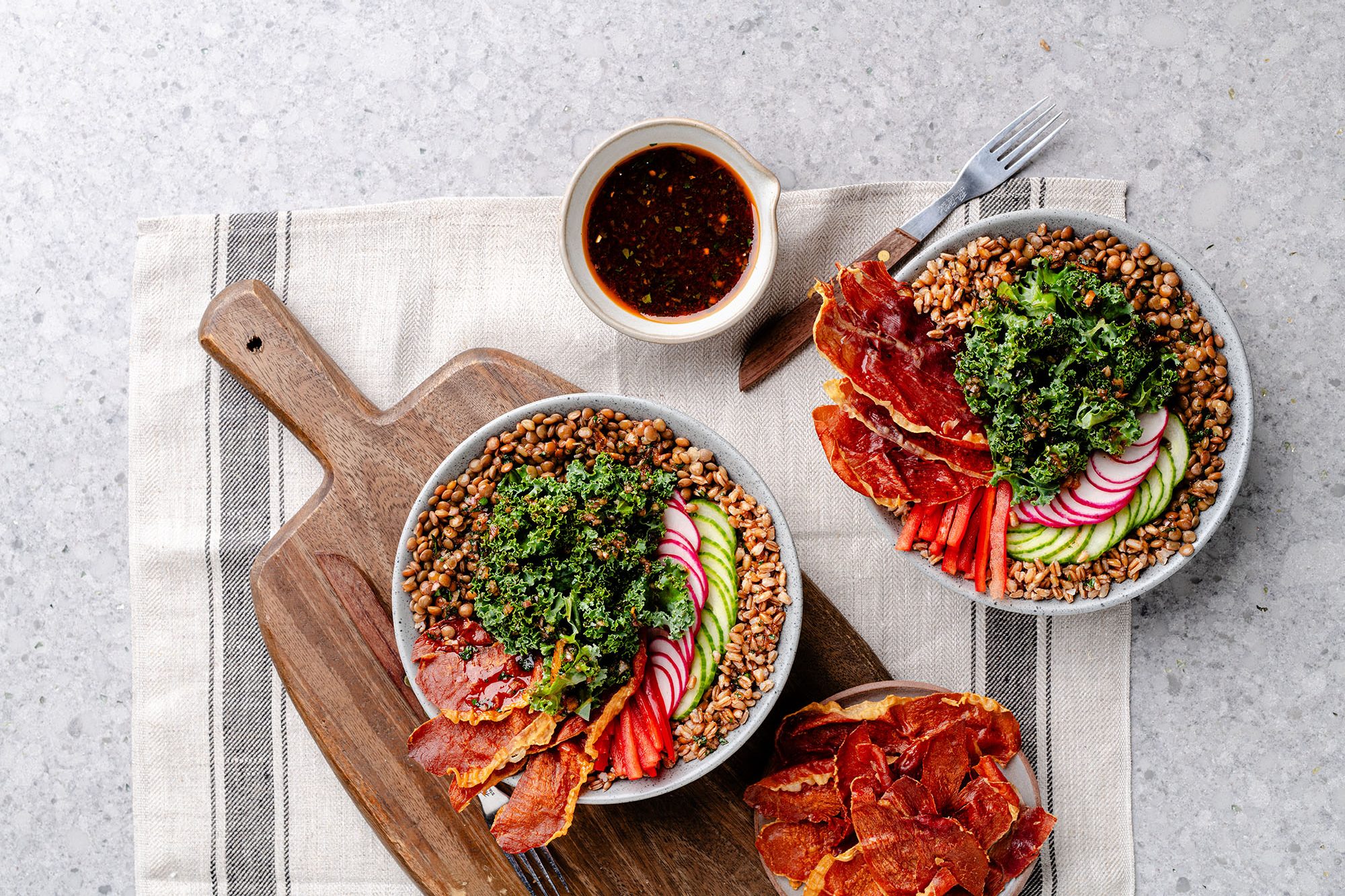Lentil Prosciutto Bowl – Lentils.org