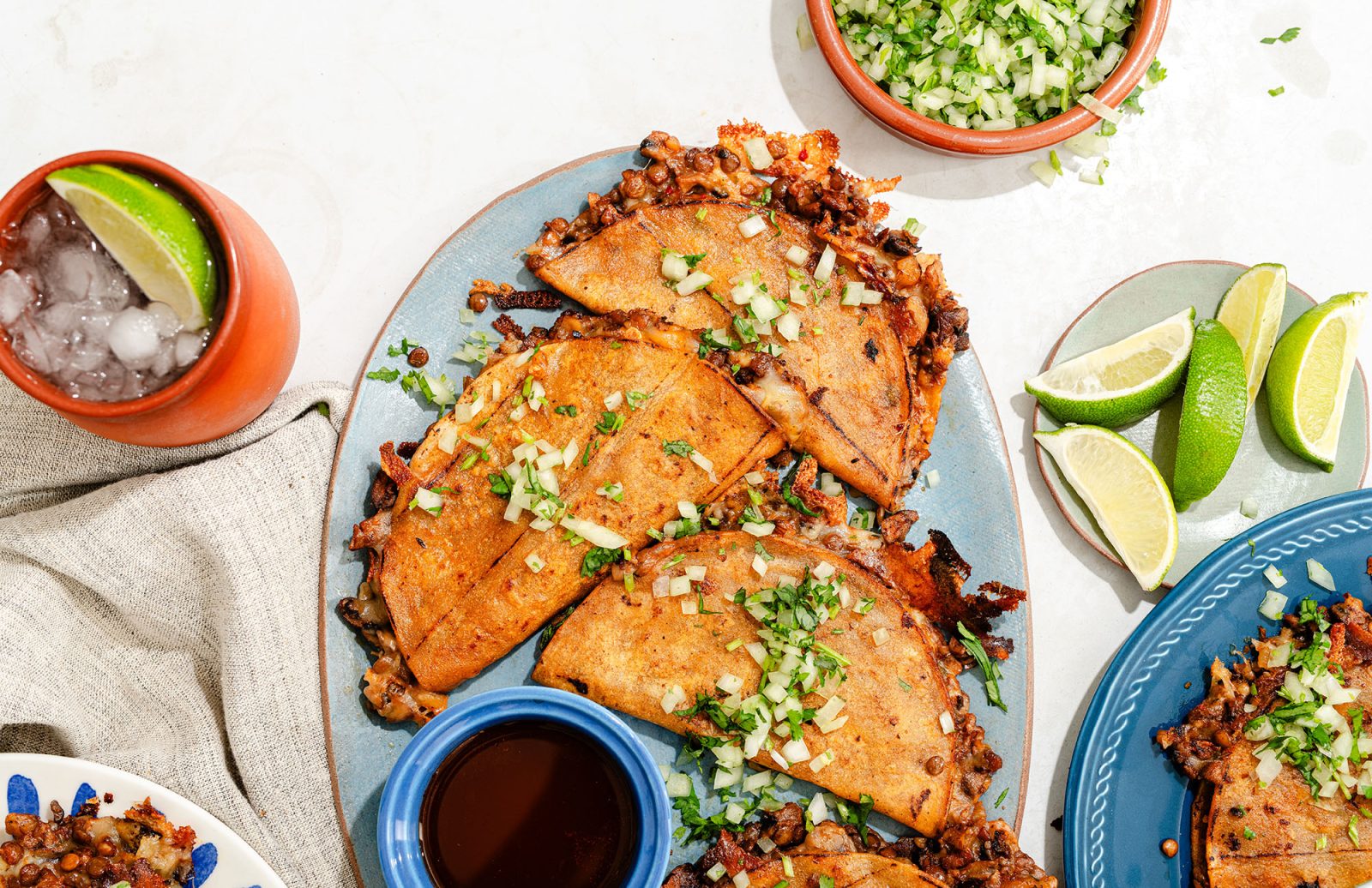 Lentil Quesabirria-Style Taco