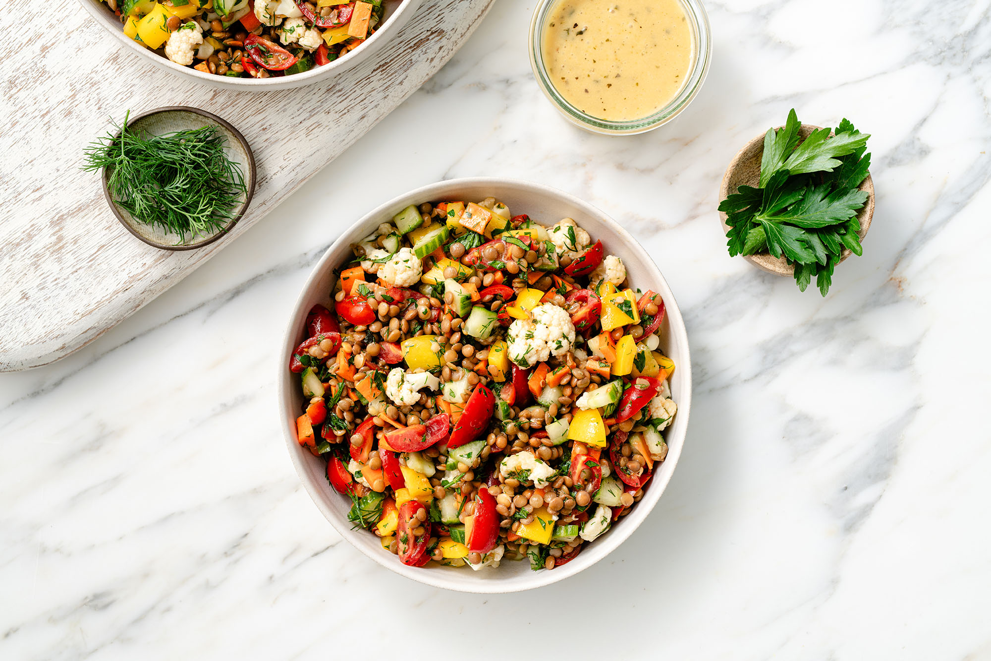 Marinated Rainbow Salad – Lentils.org