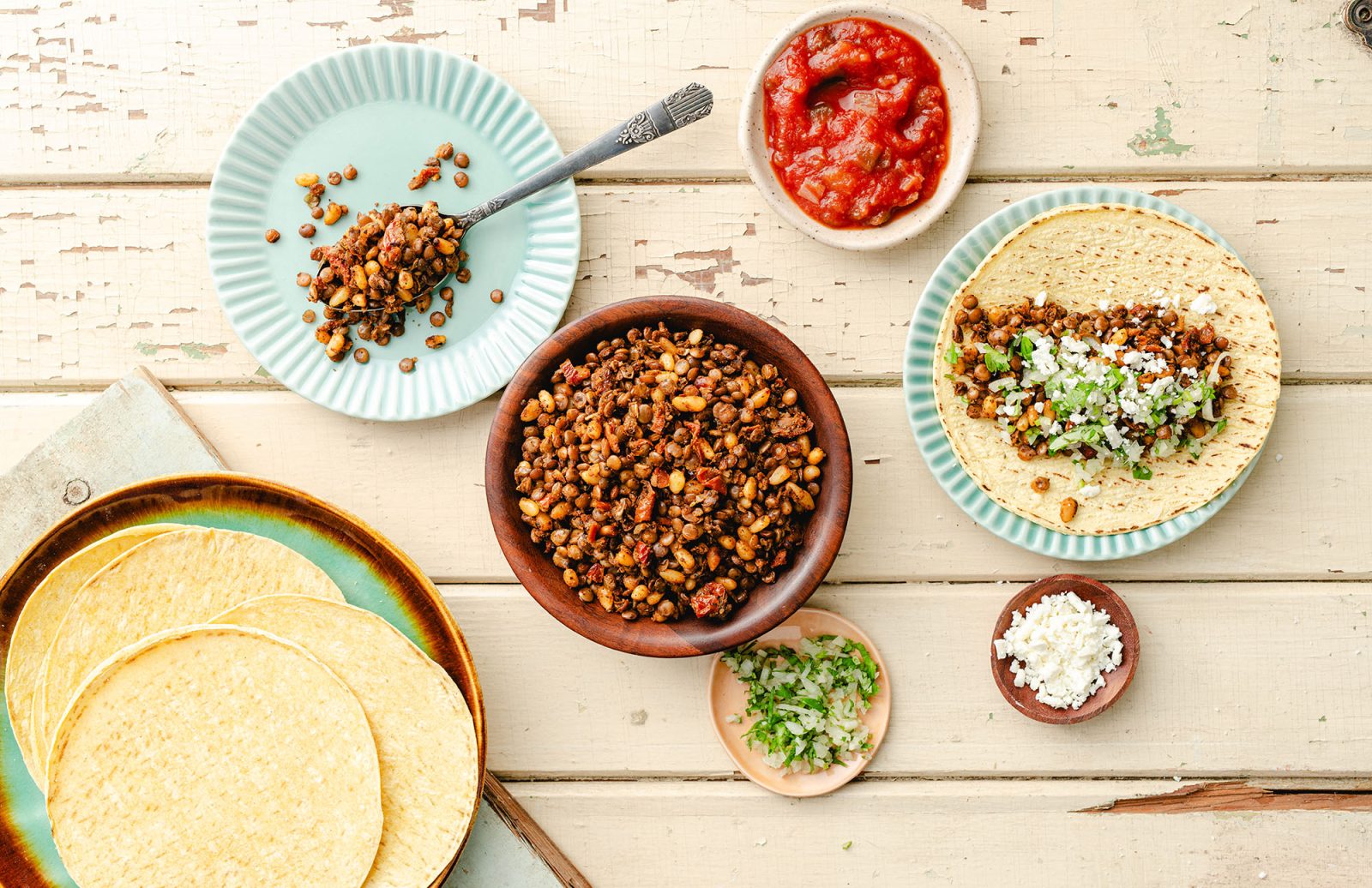 Lentil Chorizo Crumble