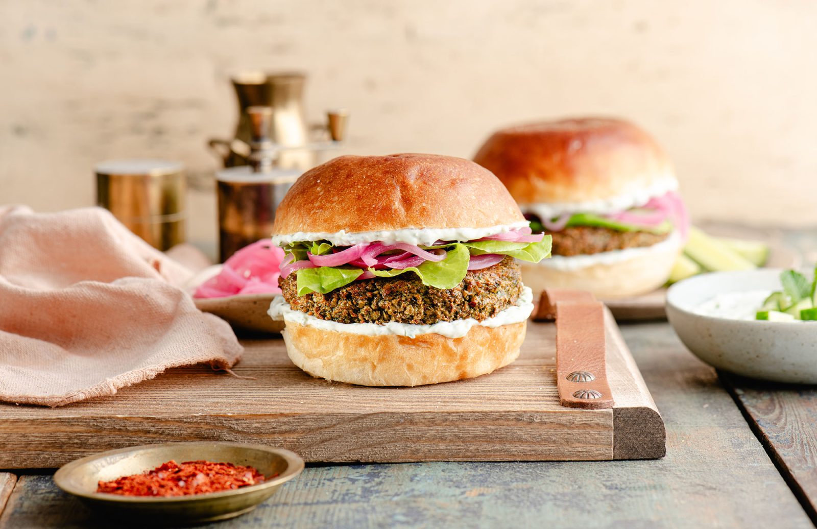 Lentil Falafel Burger
