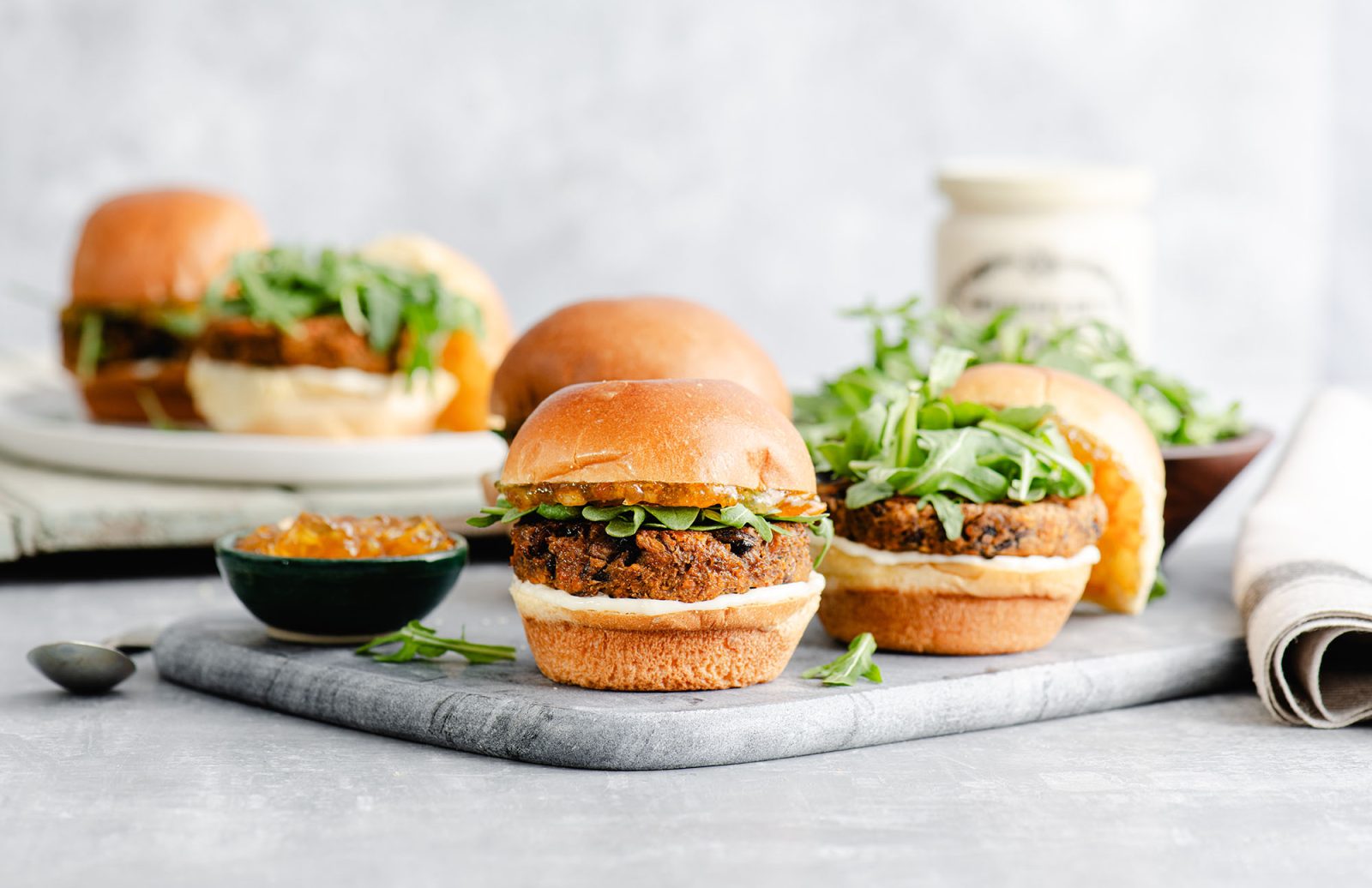 Vegane Linsen-Slider