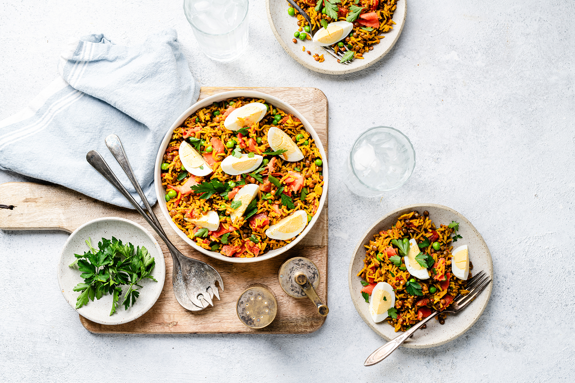 Lentil & Smoked Salmon Kedgeree – Lentils.org