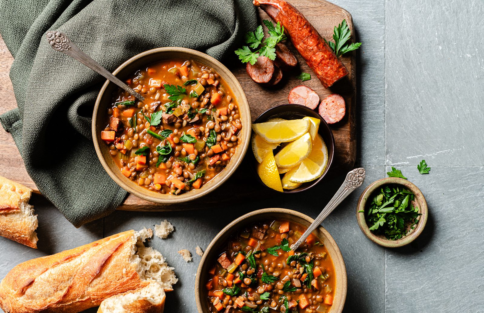Spanish-Style Lentil Stew