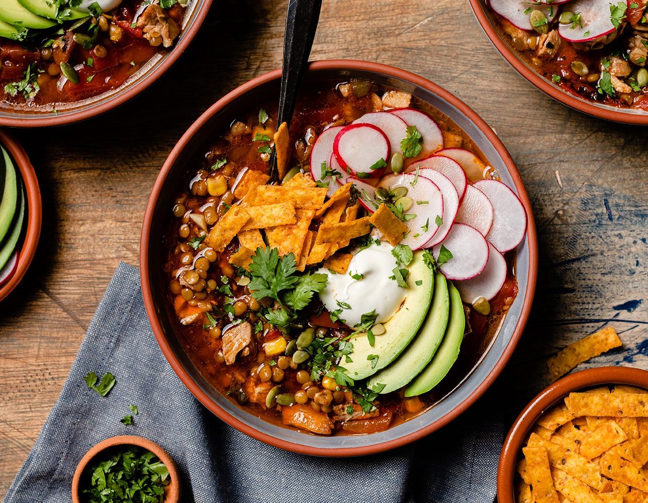 Mexikanische Tortilla Suppe