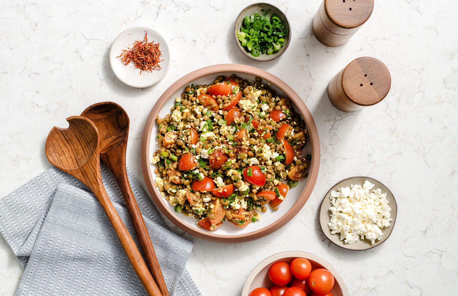 Indian Inspired “Caprese” Salad