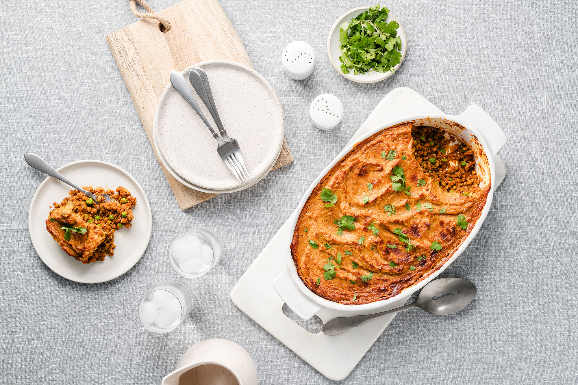 Indian-Inspired Shepherd’s Pie – Lentils.org