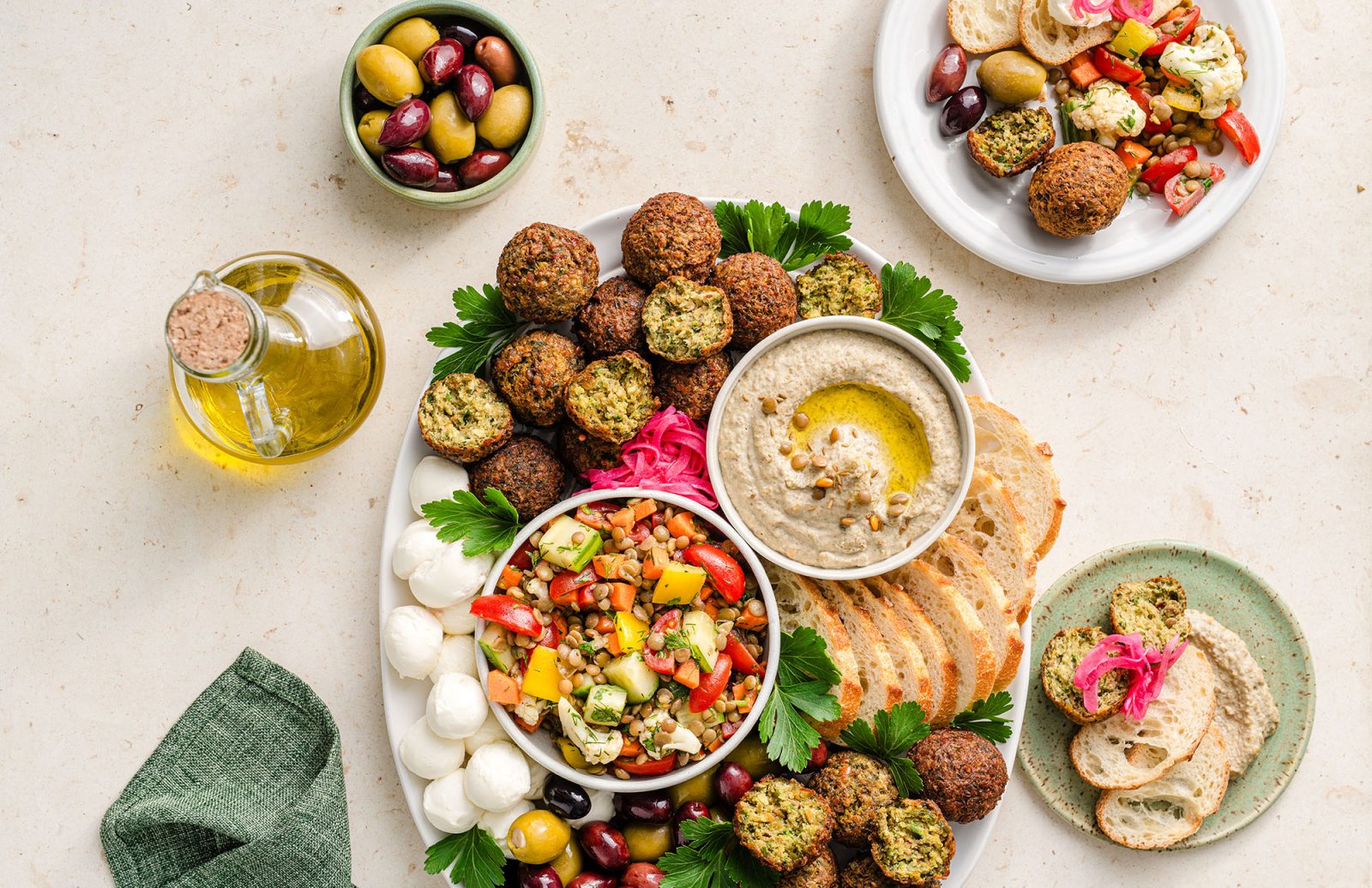 Mediterrane “Mezze” Platte
