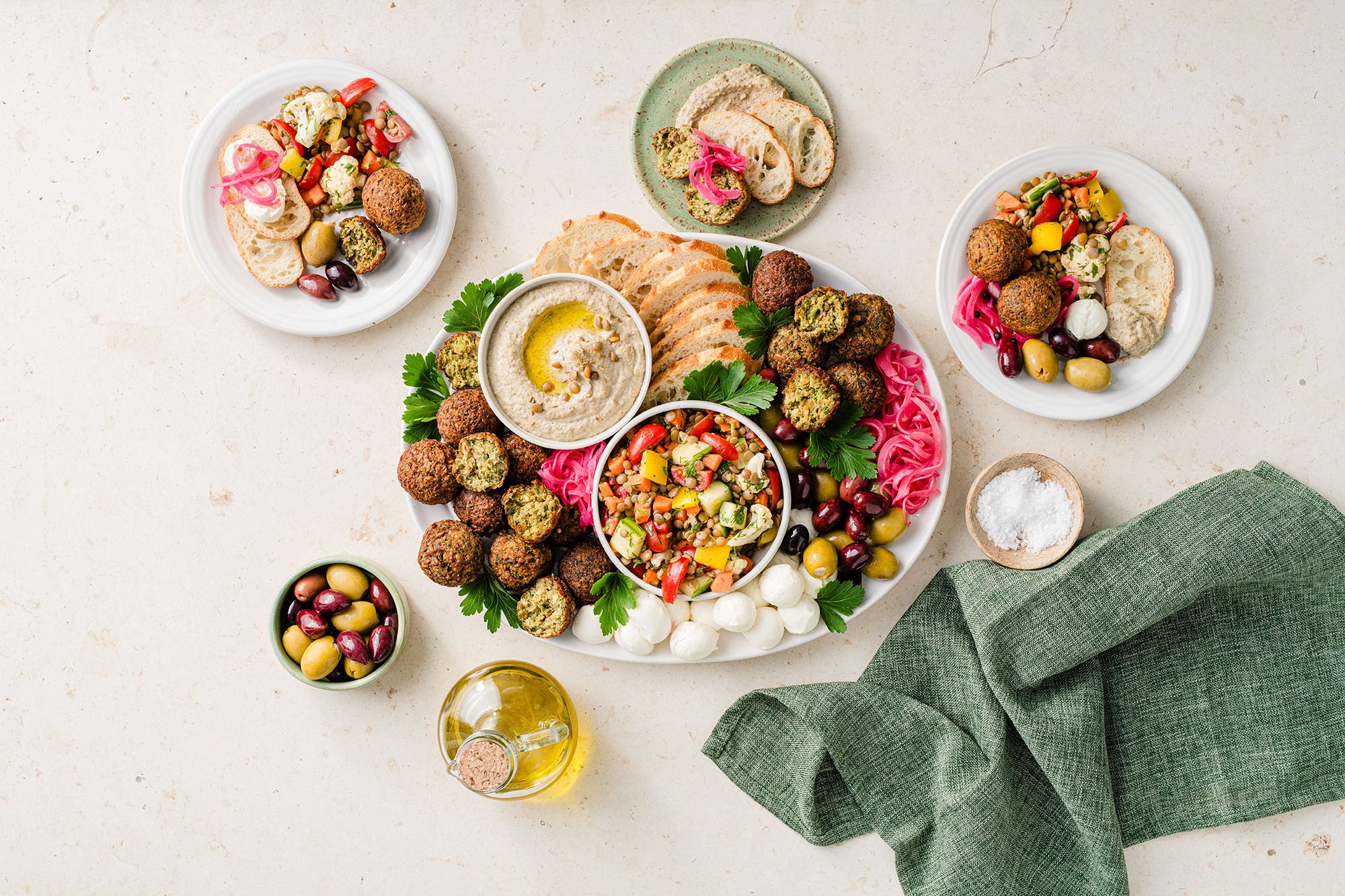 Mediterranean Mezze Plate – Lentils.org