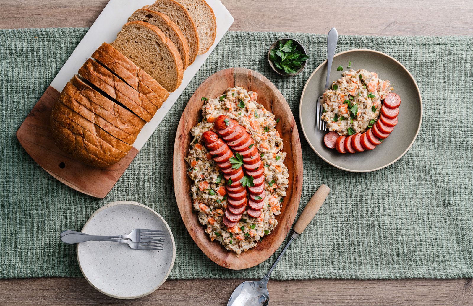 Lentil Stamppot (Dutch Comfort Meal)