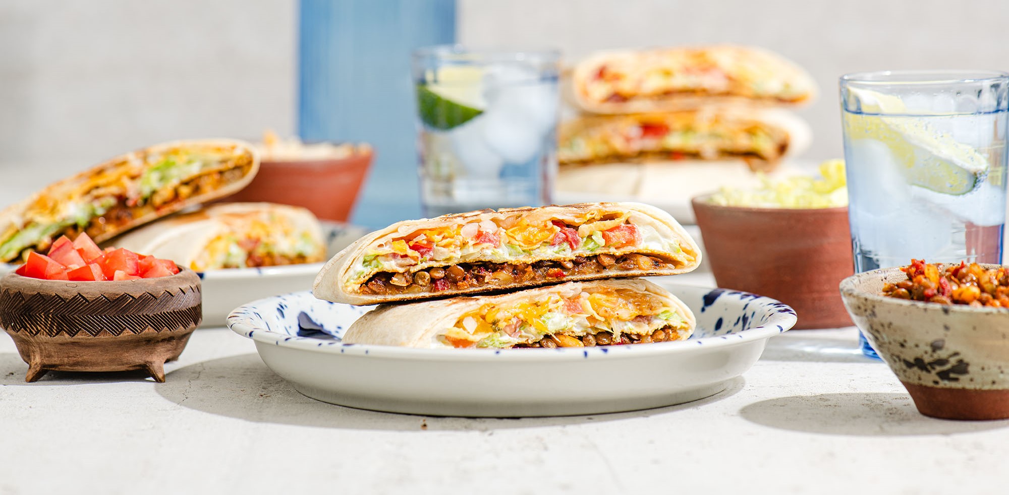 Lentil Tostada Crunch Wrap – Lentils.org