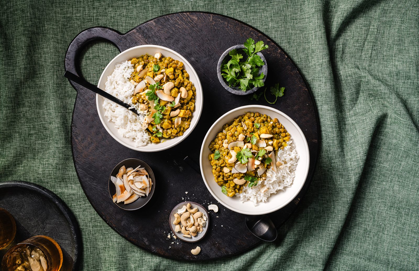 Coconut-Ginger Lentil & Winter Squash Curry