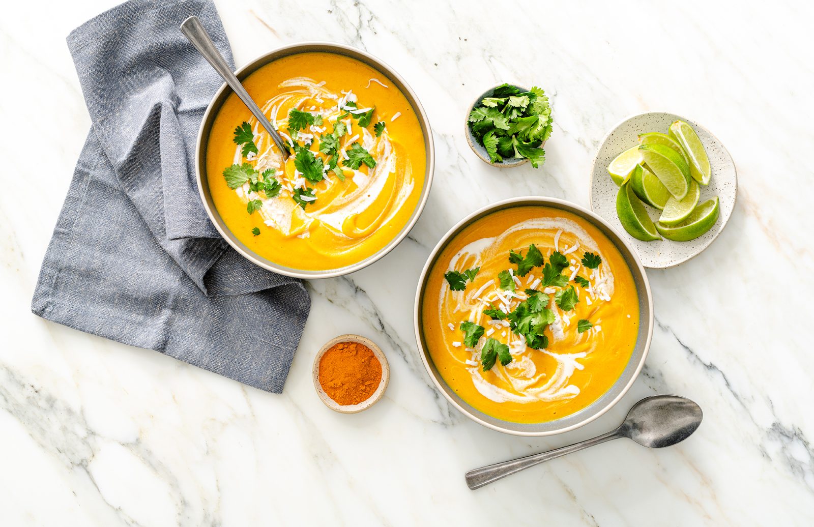 Creamy Coconut & Carrot Lentil Soup