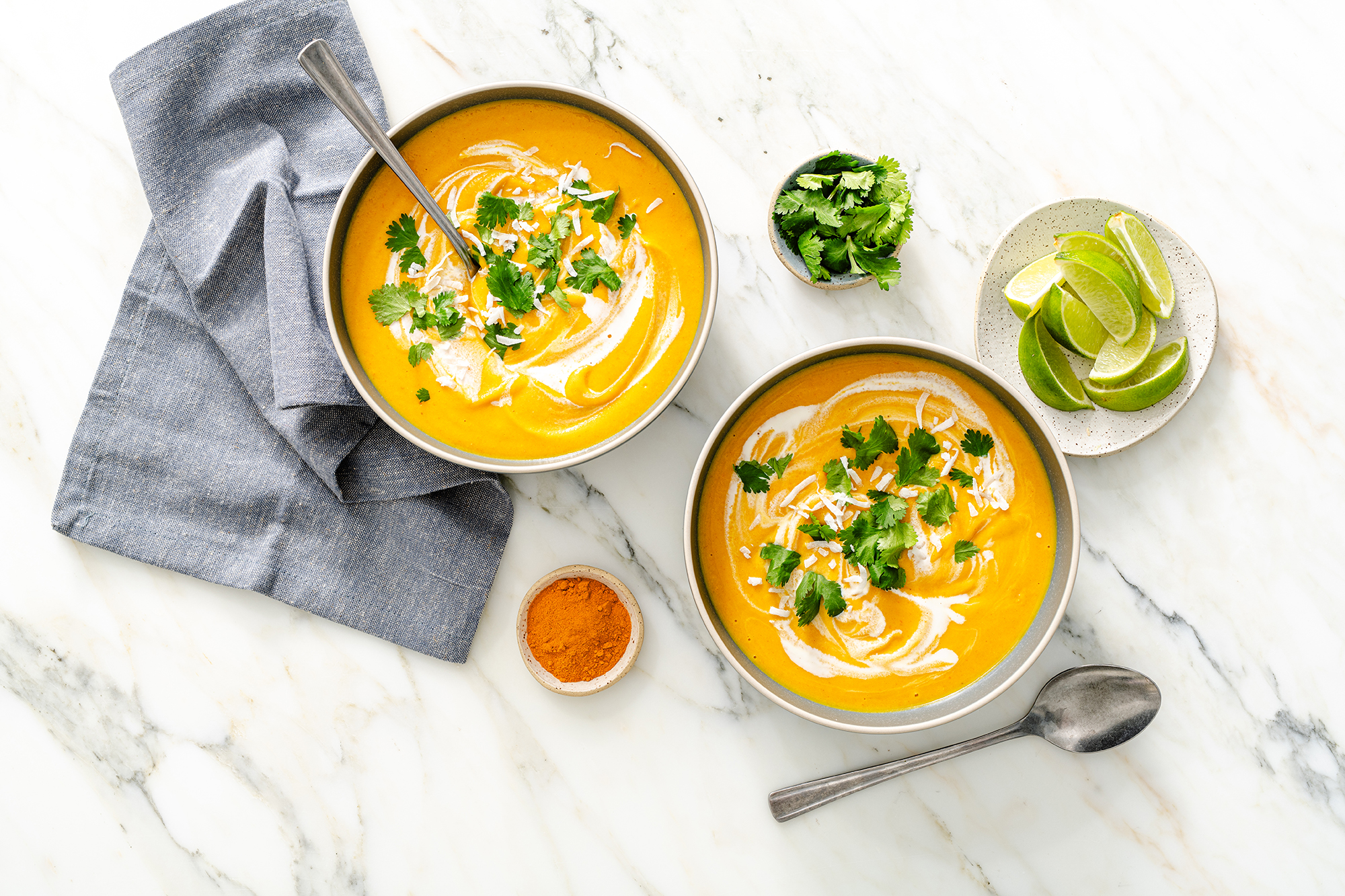 Cremige Kokos-Karotten-Linsensuppe – Lentils.org