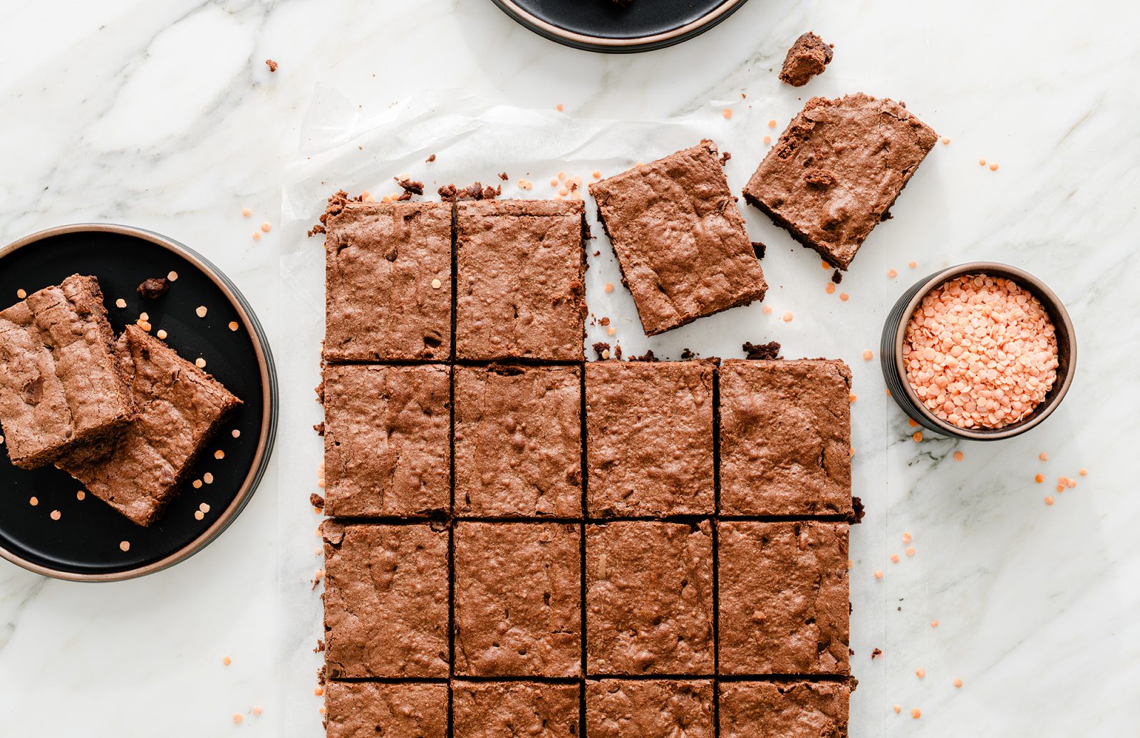 Sheet Pan Lentil Brownie