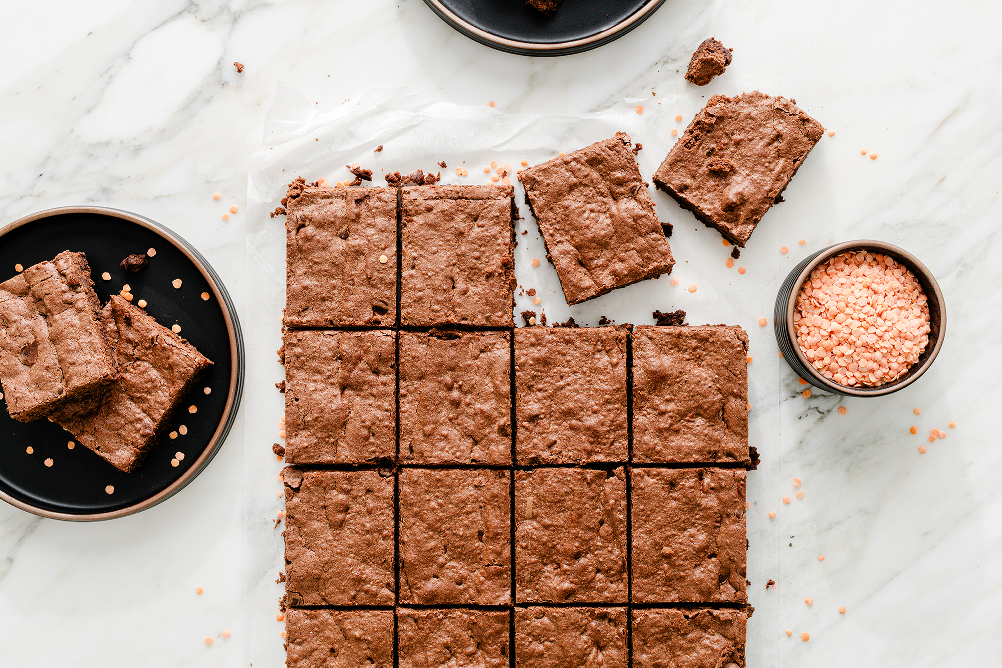 Linsen-Brownies vom Blech – Lentils.org