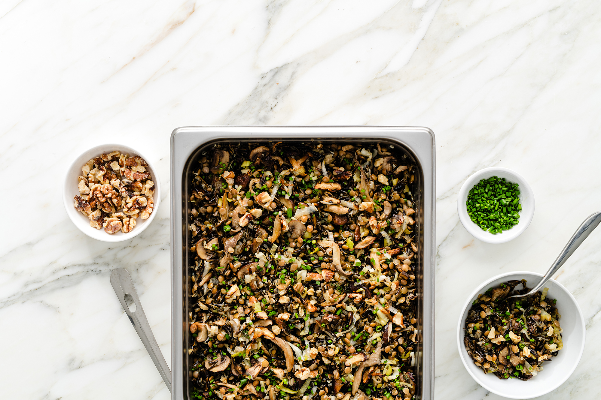 Wild Rice & Lentil Pilaf with Roasted Mushrooms & Leeks – Lentils.org